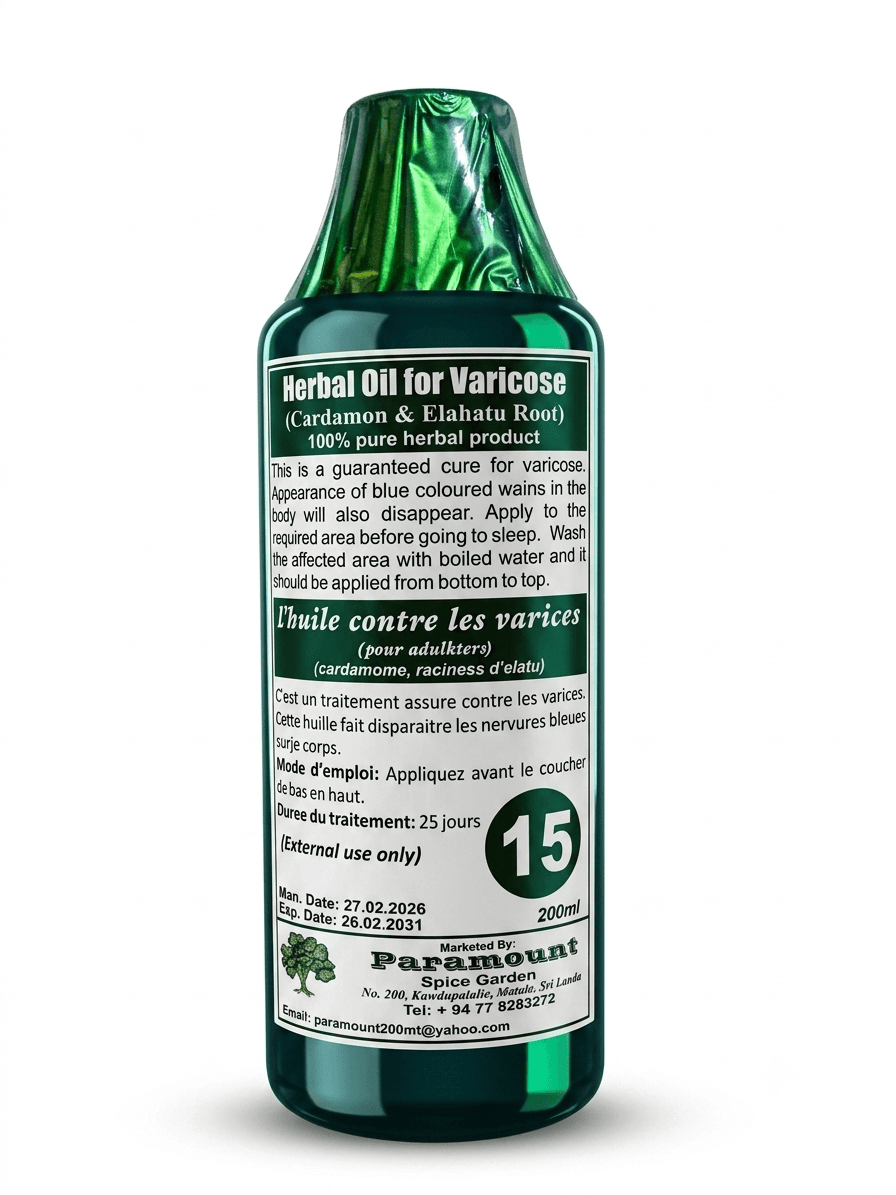 14. Varicose Oil